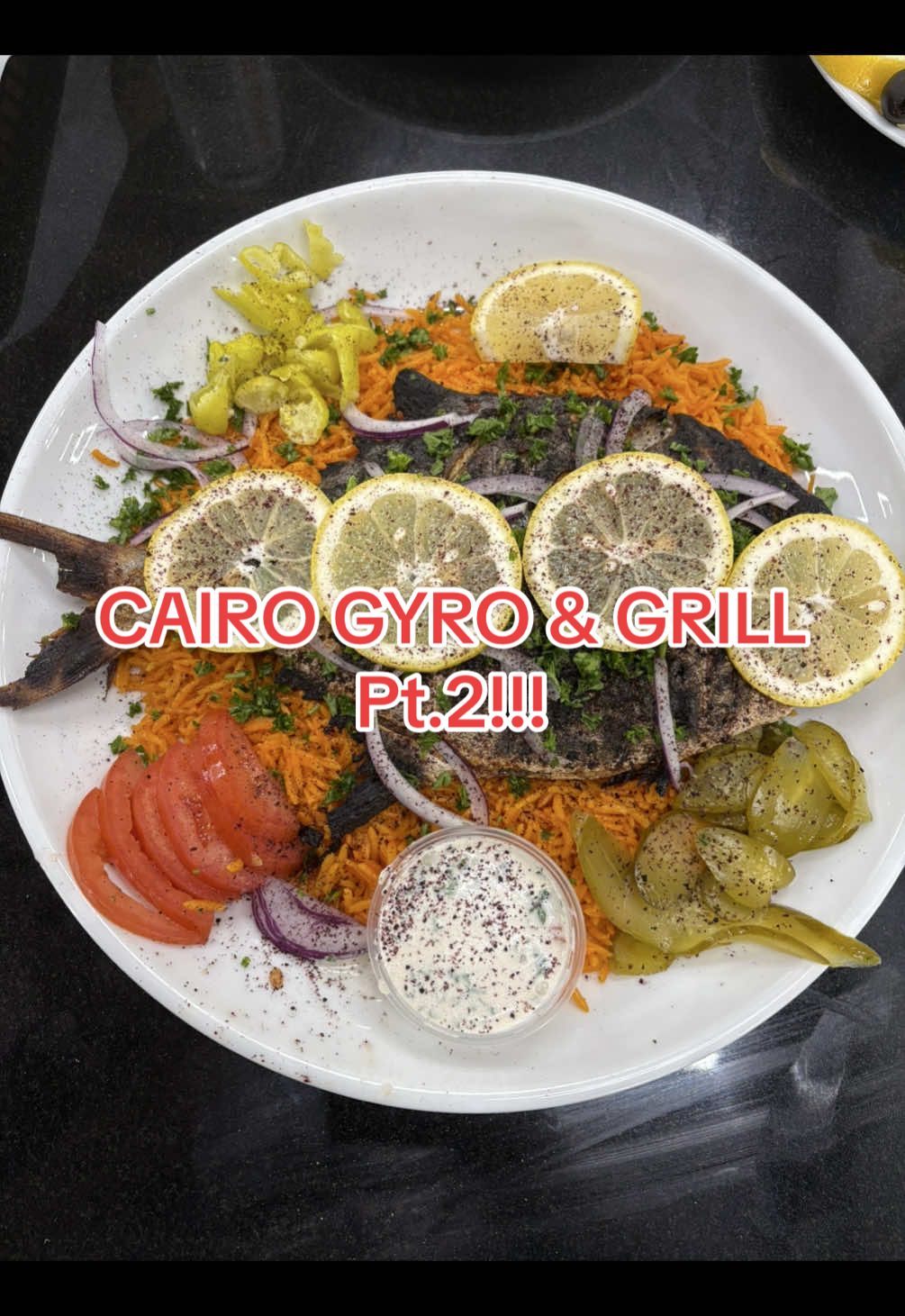 Pt.2 I went back to this Mediterranean restaurant run by the kindest man at Cairo gyro & grill in Arlington, TX. #pov #solo #Vlog #dayinmylife #mediterranean 