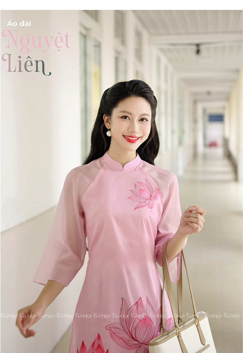 Áo dài Nguyệt Liên - BST chào khai giảng 2025 #aodai #khaigiang #giaovien #thoitrangdidaycuacogiao #econice 