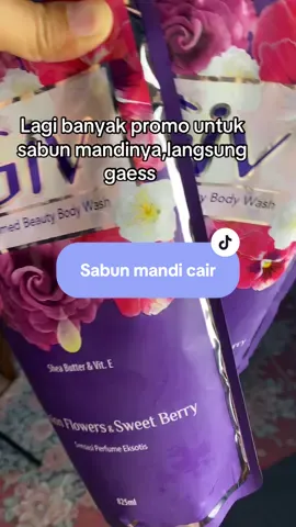 Banyak promo sabun mandi cairnya#nuvosabunmandi825ml #givsabuncair825ml 