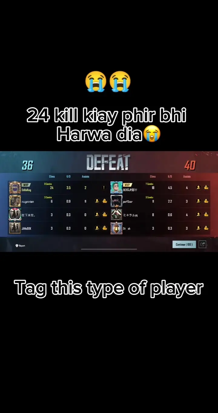 😭😭😭#Saluking #pubgfunny #creatorspowerplay #pubglover @PUBGM WOW PK Official 