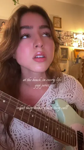 at the beach, in every life by gigi perez @Gigi Perez #musician #music #fyp #gigiperez #atthebeachineverylife #sailorsong #singer #whimsical 