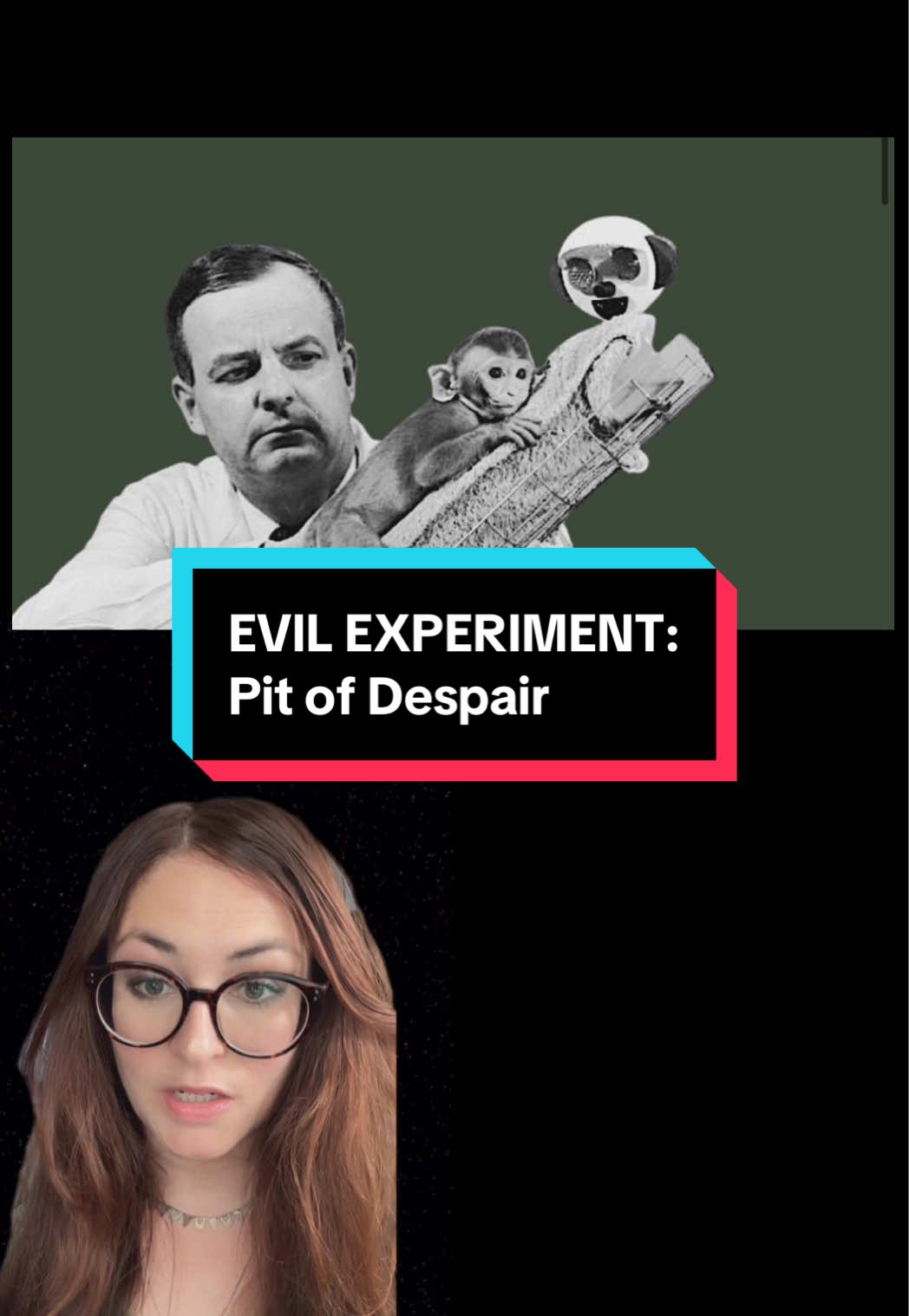 What did this cruel doctor discover about depression? 🧪🐒  The real life horror story and  dark history of Dr. Harry Harlow and his evil experiment about depression on dubbed “The Pit of Despair” #darkhistory #storyteller #USHistory #horrorstory #pitofdespair 