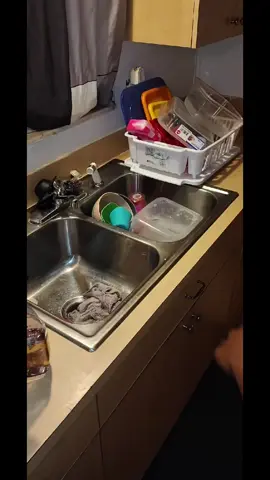 One thing I can't stand is waking up to a dirty kitchen ‼️ late night reset #nightroutine #cleaning #cleaningtiktok #cleaninghacks 