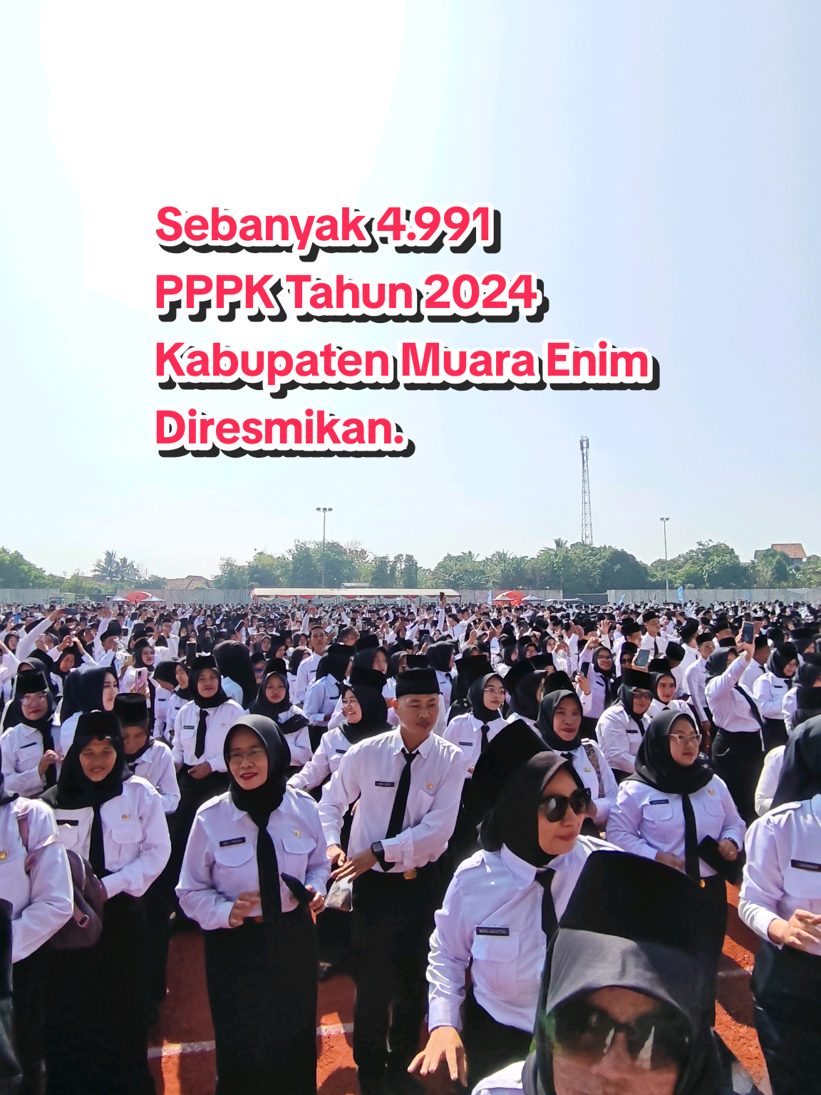 Pelantikan PPPK Tahap I dan Tahap II Kabupaten Muara Enim Sebanyak 4.991 orang terdiri dari Tenaga Guru, Tenaga Kesehatan dan Tenaga Teknis.  Rabu, 27 Agustus 2025. #tabolabale #pppk #muaraenim #membara 