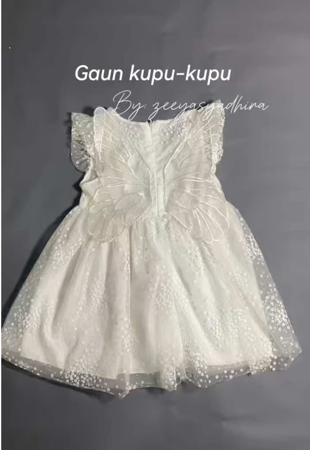 Gaun kupu ² anak cakep poll#dressanak 