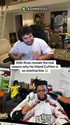Adin Ross reveals the real reason why his friend Cuffem is so unattractive 😳 #cuffem #adinross 