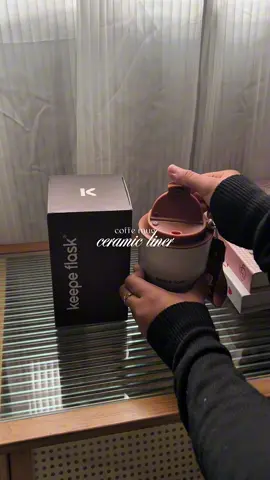 new ceramic liner coffee mug of @Keepe Flask 🤎 #keepeflask #coffeemug #ceramiclinercoffeemug #coffeelover #coffeetime 