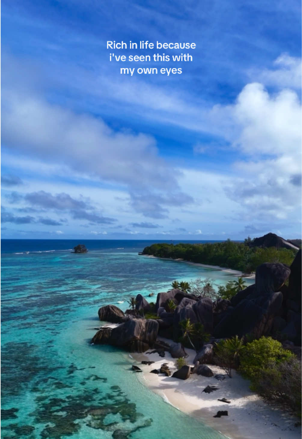 Seychelles the paradise you are 🩵  #drone #africa #viralvideos #fyp #travel 