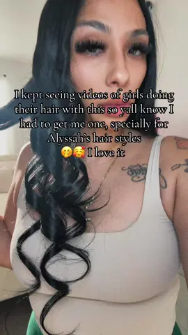 I honestly LOVE IT 🥰🤭 #fypシ #hairstyletutorial #curler #haircurl 