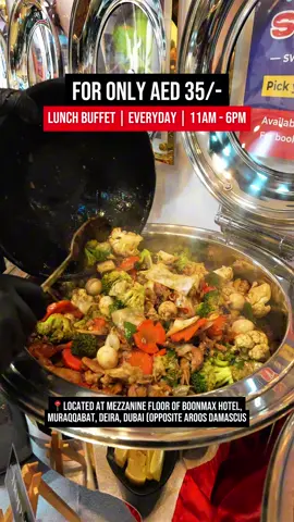🍴 UNLIMITED LUNCH BUFFET 🍴 Indulge in all-you-can-eat lunch at Homecourt Restaurant Dubai for just AED 35 — EVERYDAY! 🤩✨ ⏰ 11AM–6PM daily 👶 6 y/o & below: FREE 👦 7–12 y/o: AED 20 🚫 Leftover charge: AED 50/head 📍 Boonmax Hotel, Al Muraqqabat, Deira, Dubai (Opposite Aroos Damascus) 📞 Reservations: (04) 256 4473 | +971 50 119 5708 #viral #trending #dubaifoodie #fyp #dubai