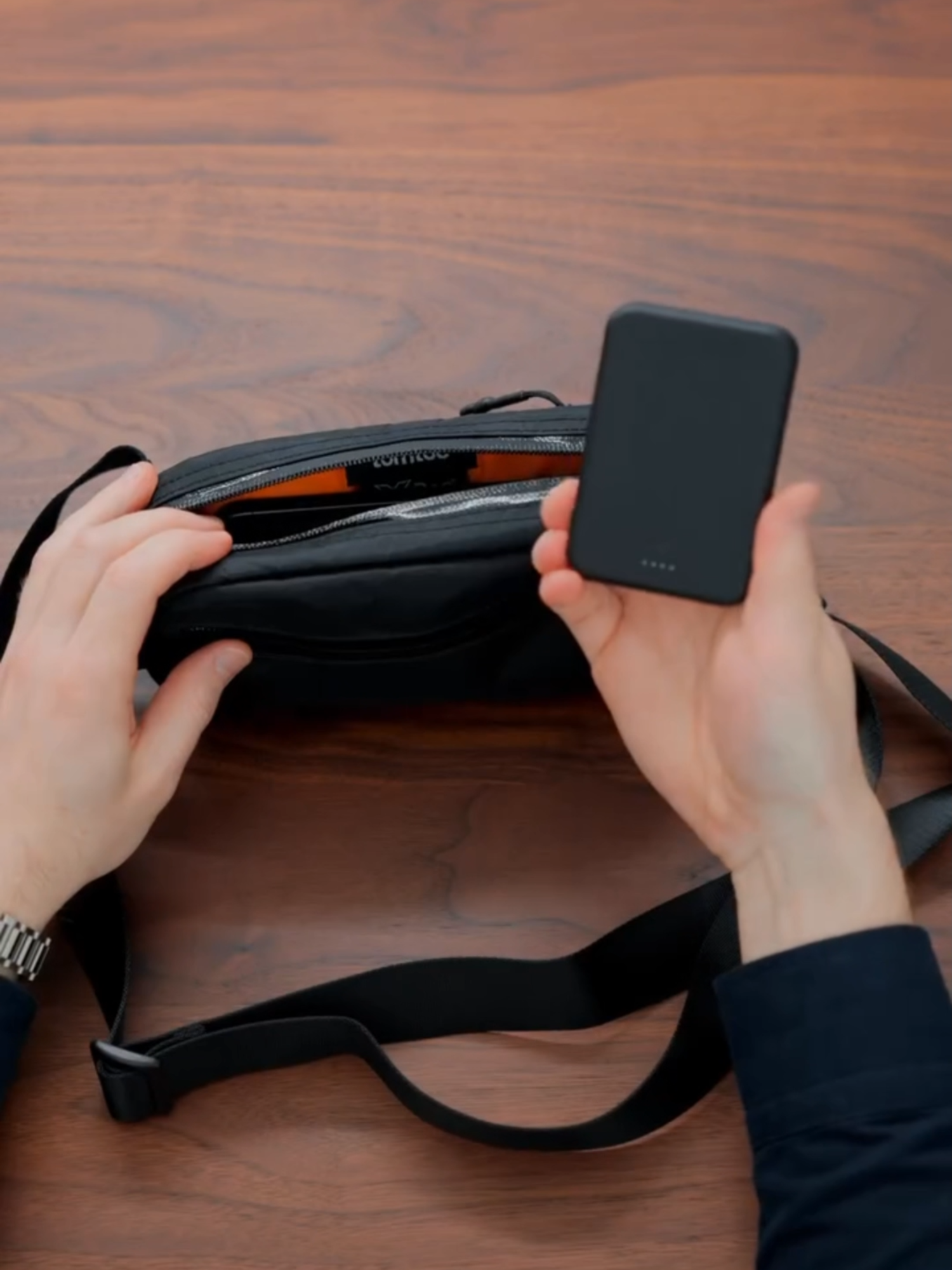 Reset your bag. 🔍tomtoc Aviator-T35 sling 1.5L. link in bio #tomtoc #slingbags #edcgear #whatsinmybag #packwithmeasmr #packingasmr #gentlemanessentials #fyp