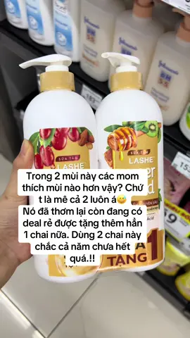 1 tặng 1 chai sữa tắm rẻ như cho  luôn  #halinhreview #suatam #lashesuperfood #lamdep #xuhuong 