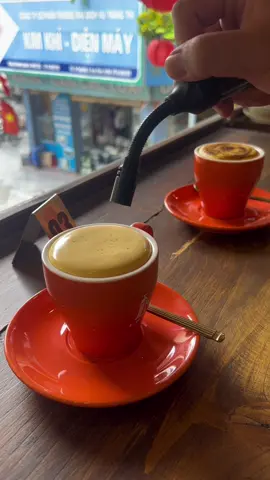 Egg coffee in Vietnam is a must. Trust me. Just try it 😜 #hanoi #vietnam #vietnamcoffee #eggcoffee #travelcouple 