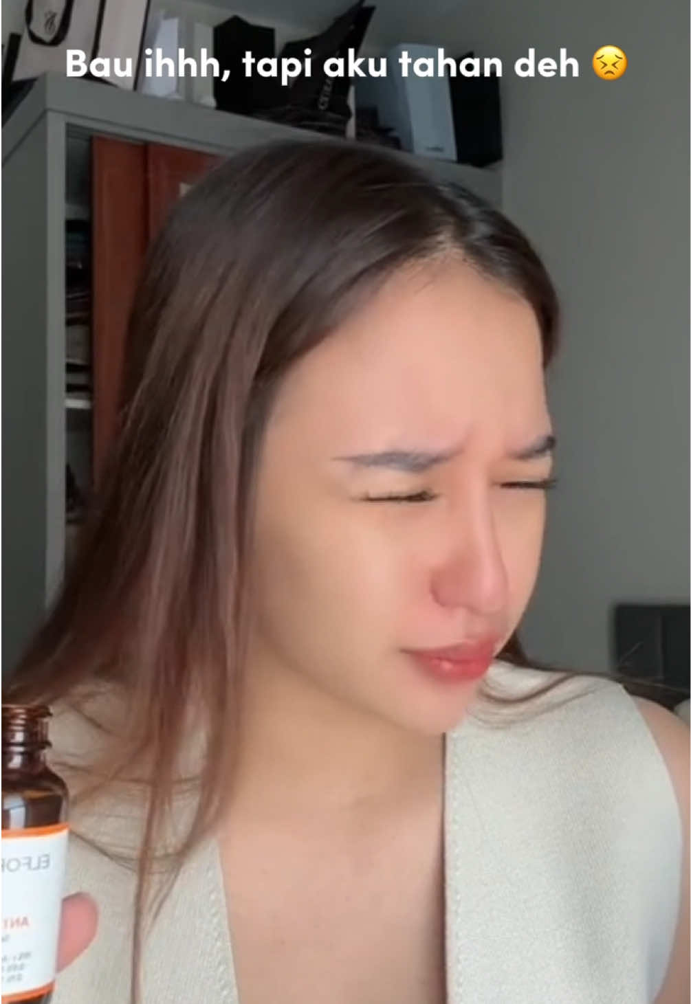 Ga tahan baunya, suka hasilnya😍 #elformula #serum #vitaminc 