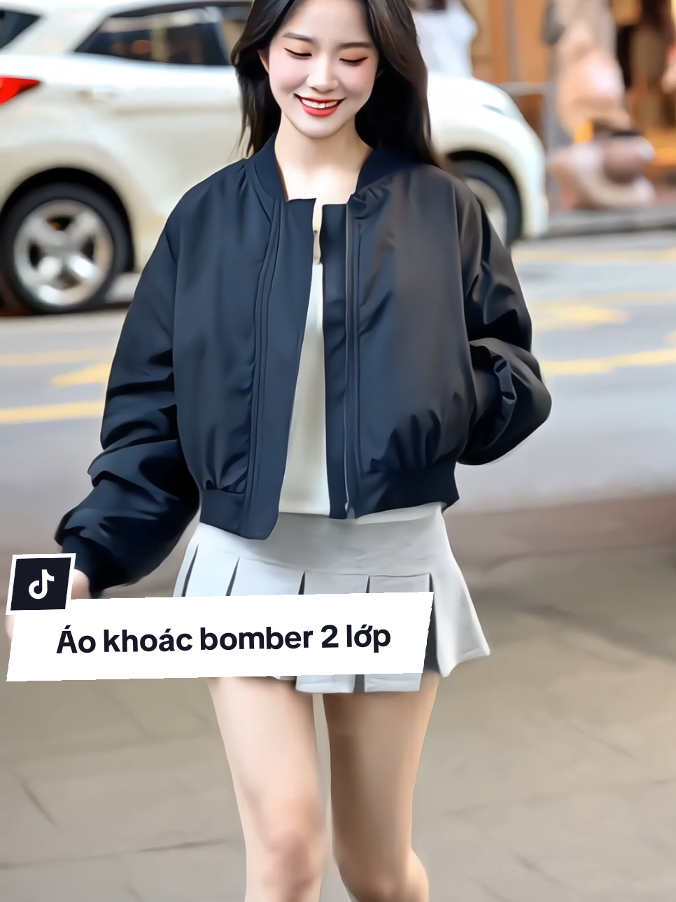 Áo khoác bomber nữ 2 lớp dáng croptop tôn dáng cá tính nhé #aobombernu #aokhoacnu #aokhoacxinh #xuhuong #ThoiTrendNu 