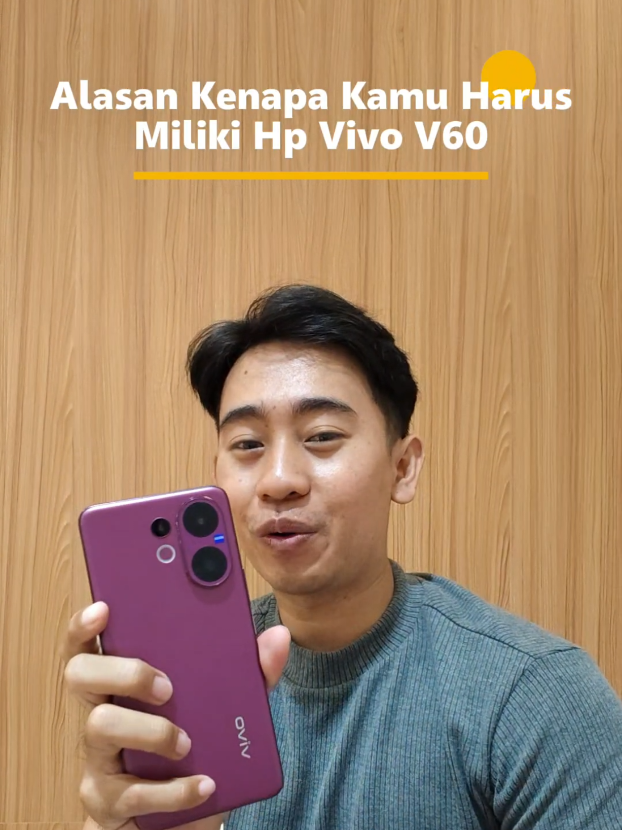Gausah Bingung. ini Udah Pilihaan Terbaik 🫶☺️ #CaptureV60  #vivov60  #ZEISSportraitupclosefromafar  #areab  @vivoofficialareaB  @vivocampus Indonesia 