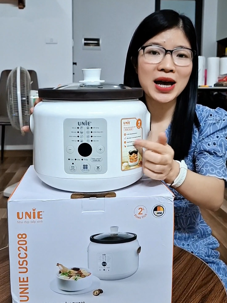 nồi nấu chậm, kho hầm unie usc208 #noinaucham #noinauchamunie #noikhoham #xuhuong #tiemnhamon1623 
