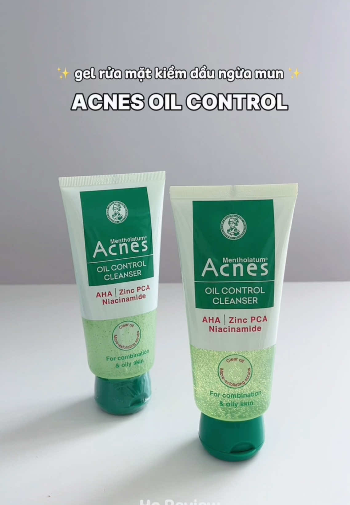 Da dầu, da hỗn hợp thiên dầu nên quât ẻm đi nè 🌿 bình dân phù hợp hssv lắm luôn ✨ Acnes Oil Control Cleanser 💦 #hgreview #suaruamatdadaumun #acnes #suaruamatacnes #skincare 