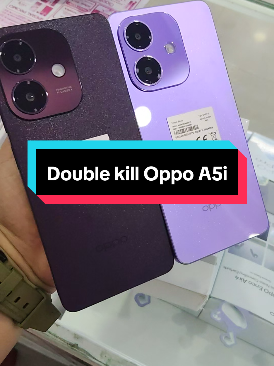 Sold Double kill Oppo A5i untuk kakak & adik 💜❤️ #oppo #oppoa5i #oppoindonesia #fyp #fypシ゚viral 