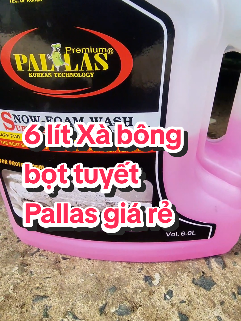 Can 6 Lít Xà bông bọt tuyết Pallas đậm đặc #huongnxh #nuocruaxebottuyet #nuocruaxepallas #Pallas 