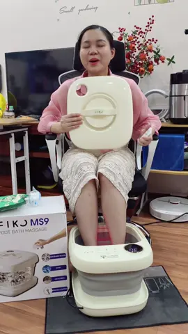 Bồn ngâm chân massage gấp gọn Fiko MS9 tặng ổ cắm chống giật và thảo dược ngâm chân #bonngamchanmassage #fiko #chamsocsuckhoe #gocvanphongcuatien 