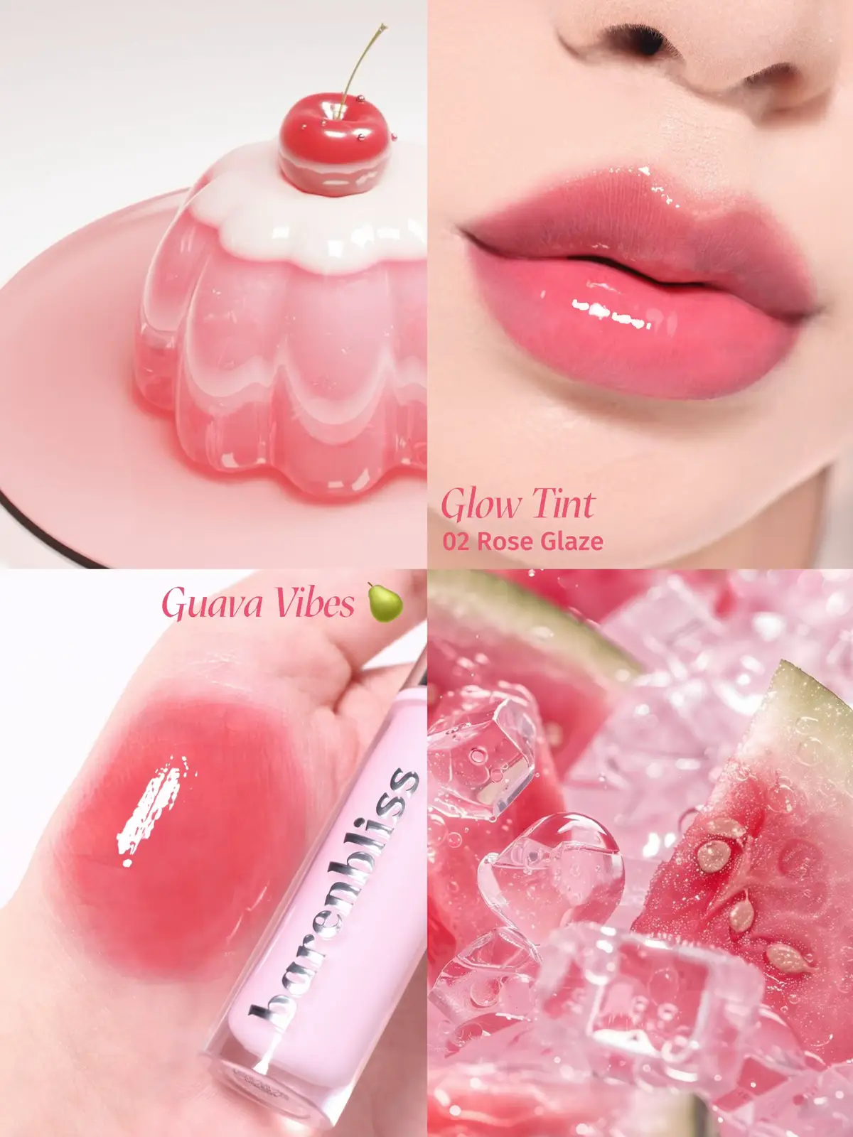 Glow Tint emang se-flexible itu! Kalian lebih suka natural atau bold look? 👀 #barenbliss #barenblissID #JoyfulCleanBeauty #BNBGlowTint #glossylips 