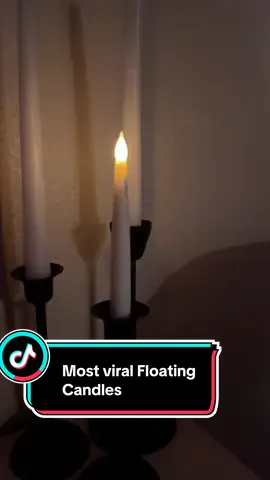 TIKTOK MOST VIRAL FLOATING CANDLES 🕯️ #halloween #christmas #christiantiktok #fallvibes #fallmusthaves #seasonaldecor 