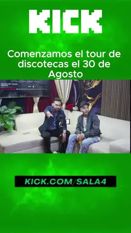 Comenzamos el tour en discoteca el 30 de agosto 💯🔥 Sígueme por kick: Sala4 💯  #discotecas #tour #streaming #stremer 