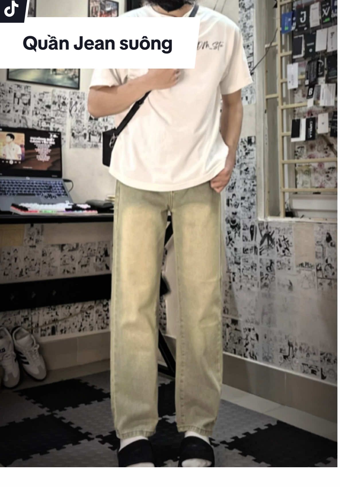 Quần Jean Suông 🤩#quanjean#quansuong#xh#outfit#vairal