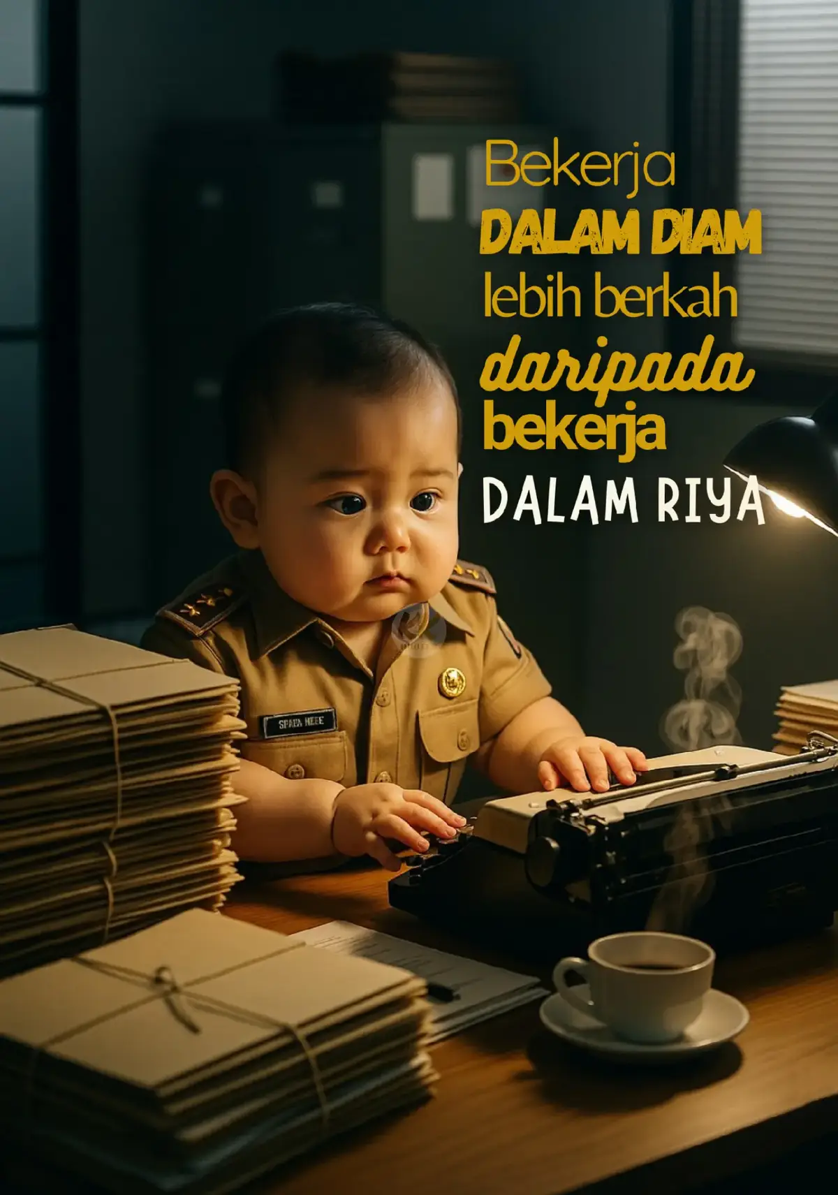 Kadang yang paling tulus justru tak terdengar. Tidak banyak bicara, tidak sibuk mencari sorot kamera, tidak haus pujian. Ia hanya menunduk, bekerja dalam senyap, menyelesaikan amanah tanpa perlu tepuk tangan. Karena dalam pandangan manusia, hasil kerja mungkin bisa disorot, bisa ditutupi, atau bahkan bisa dipelintir. Tapi dalam pandangan Allah, setiap niat, setiap usaha, setiap peluh, semuanya jelas tercatat. Apalah artinya riuh pengakuan, jika yang menilai hanya sesama manusia. Sedang kita melupakan penilaian dari Sang Pencipta. Lebih baik sederhana, sepi, dan lillah, daripada megah, ramai, tapi kosong dari keberkahan. Diam bukan berarti tak berkarya, justru diam kadang menyelamatkan hati dari penyakit riya. Sebab keberkahan bukan datang dari siapa yang melihat, tapi dari Allah yang Maha Mengetahui. 🌿 #RenunganIslami #KerjaLillah #AmanahKerja #BerkahKerja #PegawaiBerkah