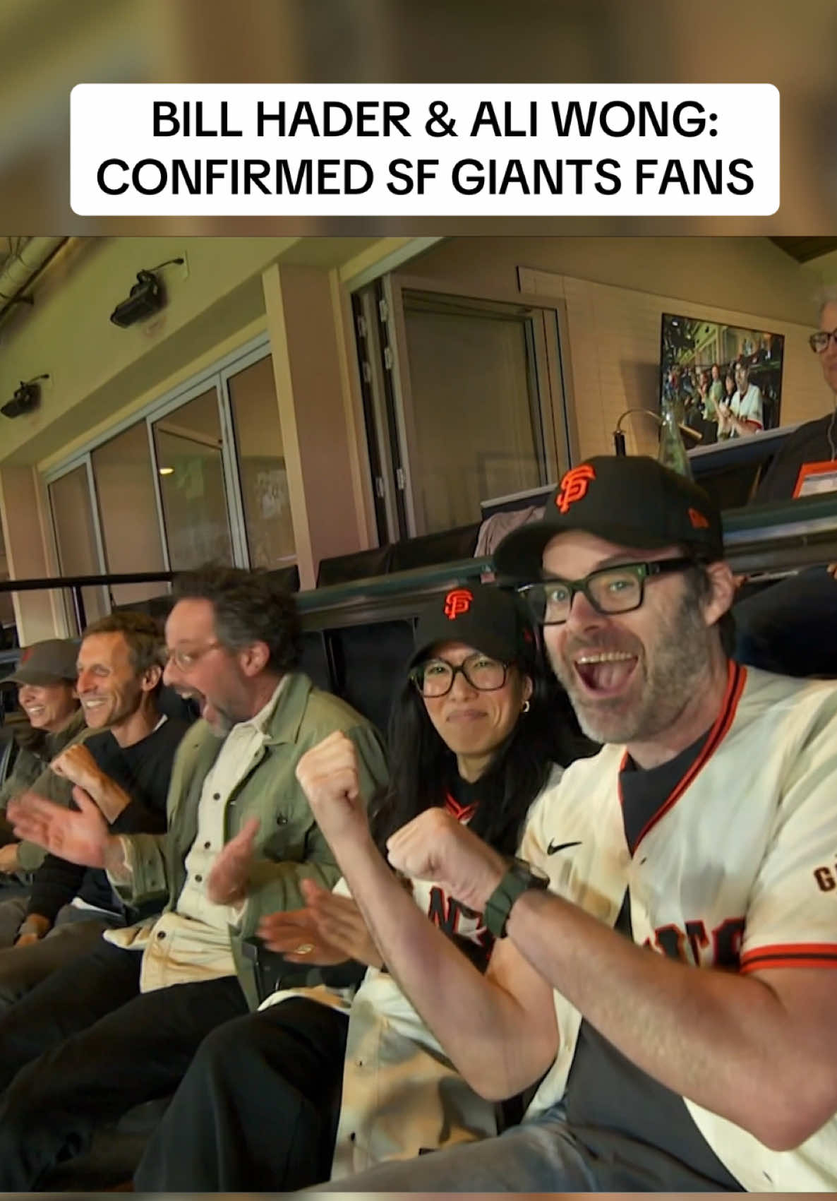 Watching a baseball game with Nick Kroll, Ali Wong and Bill Hader would be elite❗️ #MLB ##SFGiants##Comedy#Celebrity 