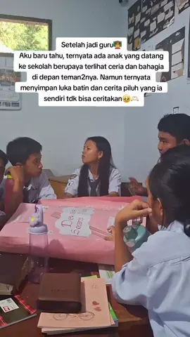 Siapapun orangnya, percayalah kelak kalian akan mengerti bahwa ada cerita INDAH di balik setiap proses yang sulit😇 #guru #keluarga #sekolah #guruhebat #anak 