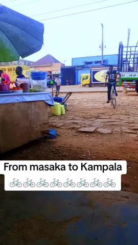 The man who made a record he rided bicycle from masaka to Kampala in 12hrs@@ML