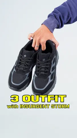 “INSURGENT – STORM  Hadir dengan karakter yang beda dari sebelumnya, tapi tetap bawa ciri khas kuat. Gaya versatile yang bisa lo mix & match ke berbagai outfit ,dari santai sampai edgy. Bukan cuma sneakers, ini statement. #akupakeunerd #theuncommon 