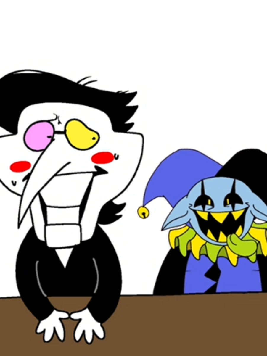 spamton and jevil shenanigans  #deltarune #animation 