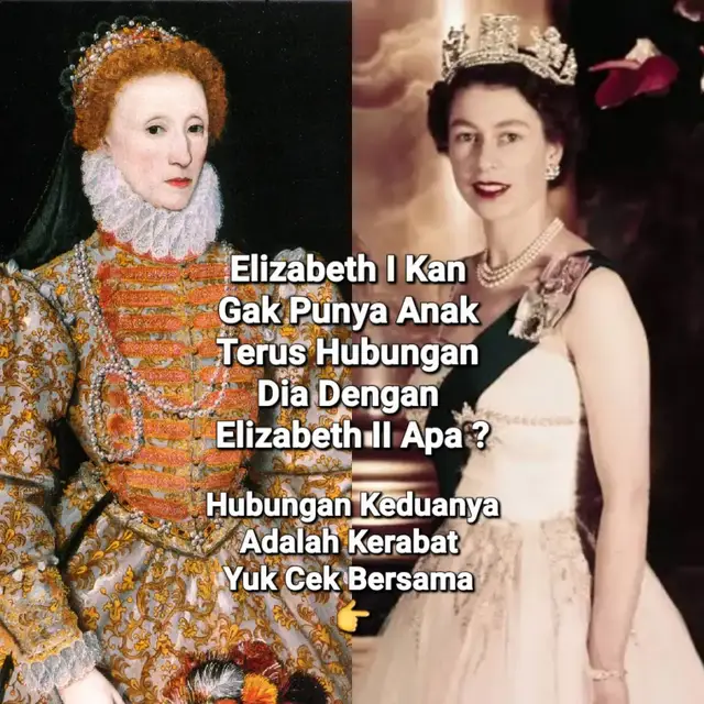 Hubungan Kekerabatan Antara Elizabeth I & II #elizabethii #elizabethi #ratuinggris #kerajaaninggris #royalfamily 