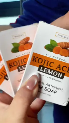 3pc Lemon Turmeric kojic acid soap is known to brighten the skin, possibly reduce dark spots and many other benefits foe the skin. posted #creatorsearchinsights #lemontumericsoap #kojicacidsoap #under10freeshipping #tiktokshopcreatorpicks