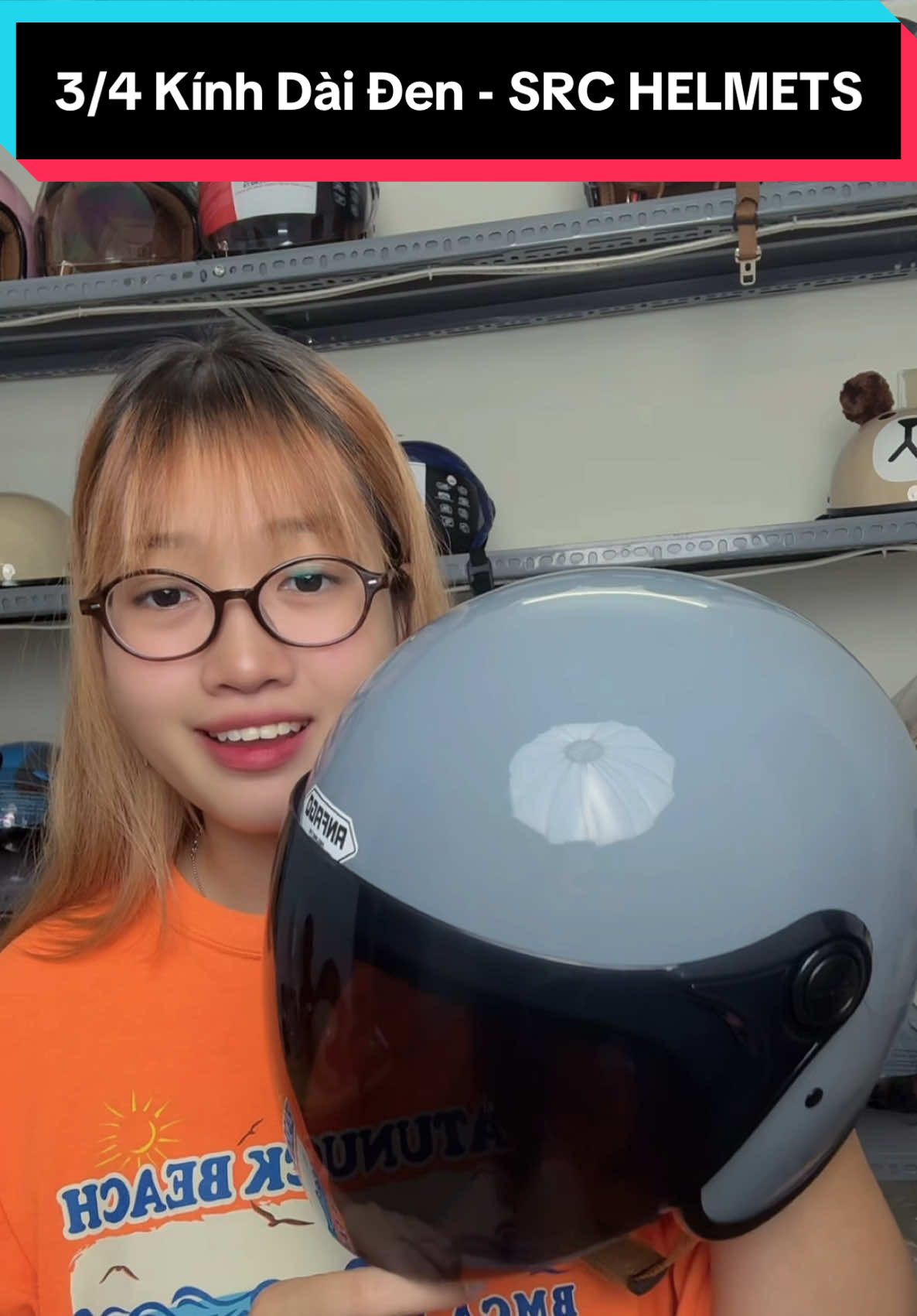 Mũ bảo hiểm 3/4 kính dài đen siêu đẹp #mubaohiem #mubaohiemchinhhang #mubaohiemcokinh #anfago #muabohiemchinhhang 