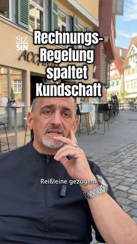 Der Inhaber vom Esslinger Accanto will die Rechnung nicht mehr splitten. Nur noch bei vorheriger Ansage. Die Reaktionen sind gemischt.