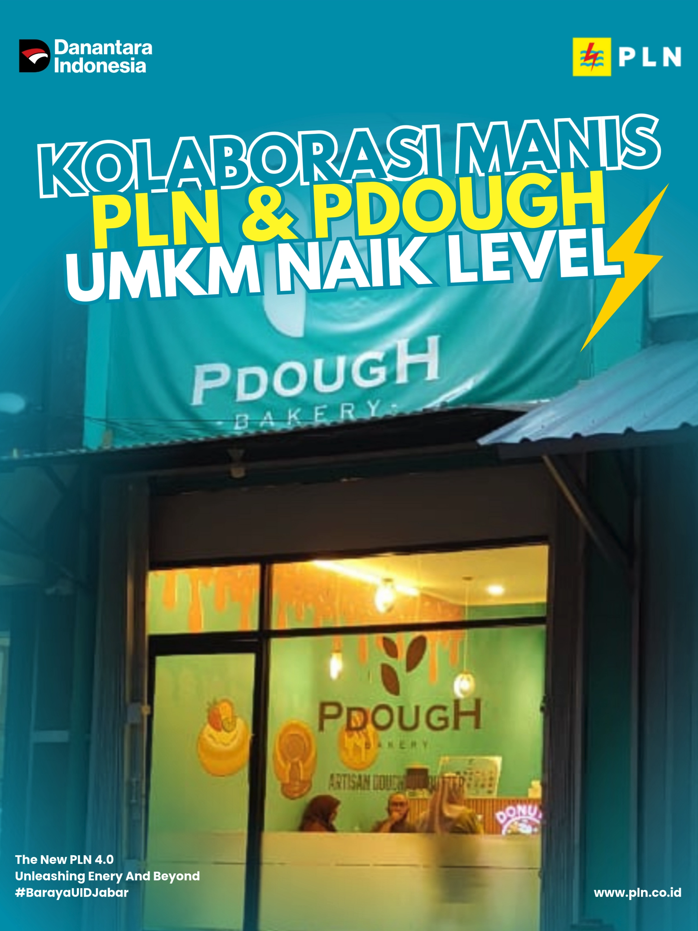 Listrik PLN Dukung UMKM Pdough Bakery Listrik PLN Mendukung UMKM Pdough Bakery 💯 