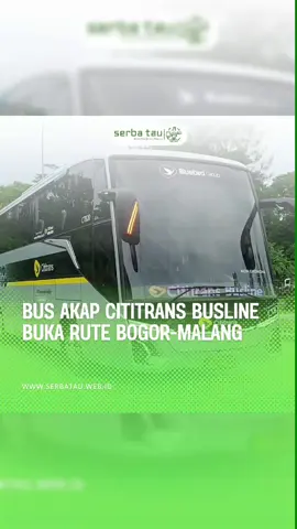 Cititrans Busline baru saja meluncurkan rute anyar: Bogor ke Malang! Perjalanan lintas pulau ini dimulai dari Terminal Baranangsiang, Bogor, dan melintasi Kampung Rambutan, Cikarang, Semarang, hingga Solo sebelum tiba di Malang. Dengan fasilitas premium seperti Suites Class dan Super Executive, perjalanan ini ditawarkan mulai dari harga Rp 325 000. Nikmati layanan all-inclusive yang membuat perjalanan terasa seperti naik pesawat—makan gratis, snack dan minuman sepuasnya, full tol demi efisiensi waktu, plus Wi-Fi sehingga tetap terhubung sepanjang jalan. Cocok banget untuk kamu yang ingin melintasi Jawa dengan nyaman tanpa repot naik beberapa moda transportasi. Kalau kamu berencana liburan atau balik kampung, rute baru ini bisa jadi pilihan cerdas untuk kenyamanan dan kepraktisan. Semoga semakin banyak yang tertarik mencoba layanan ini. dilansir dari Kompas. #cititrans #cititransbusline 