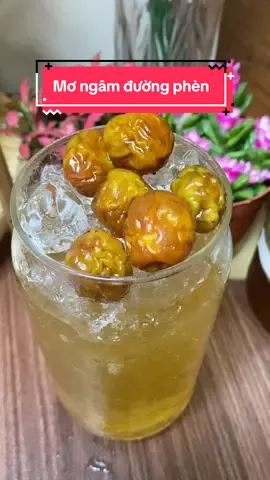 Mơ ngâm đường phèn chua ngọt, trời nóng mà có ly nước mơ này thì hết sảy thiệt #nhunguyen28 #foodreview #mongamduongphen #huongbeofood #ancungtiktok 