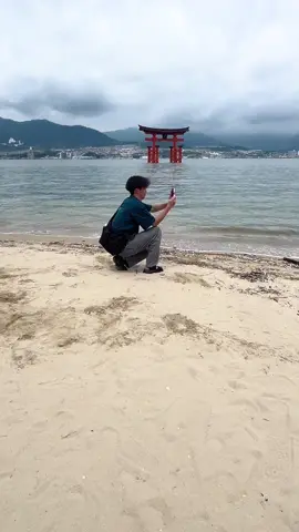 それでも俺はtherapyを優先する。#自然界隈 #japantrip #japantiktok #therapy #厳島神社 