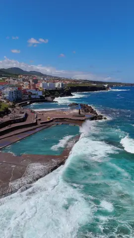 Bajamar. Tenerife. Ocean 💙 #droneview #dronestenerife #tenerifetravel #visittenerife #spaintravel   