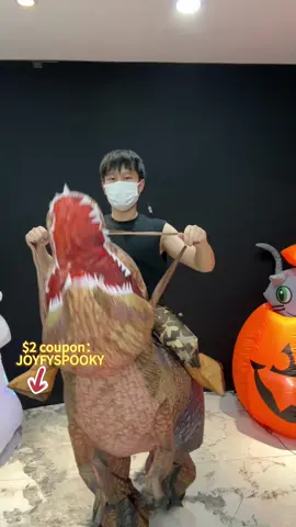 ⚡️Adult and kids sizes available, perfect for family trick or treat!#dinosaurinflatable #halloweencostume #dadcostume #dadhalloweencostume Inflatable costumes Inflatable dinosaur costume