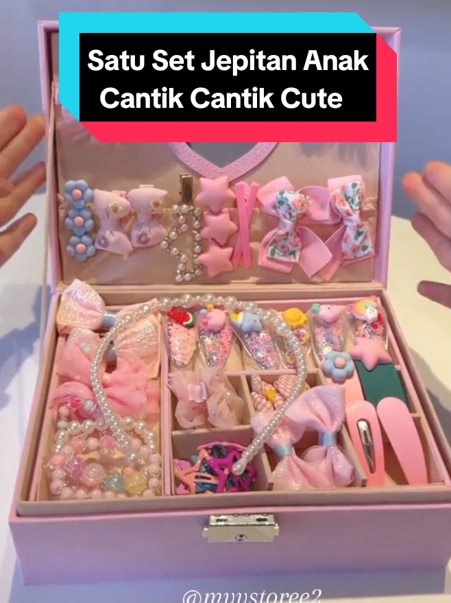 Satu Set jepitan rambut anak cantik #jepitananak #aksesorisanak #jepitrambut #setaksesoris #sayanganak 
