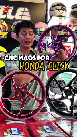 BOM RANGSIT SABER CNC MAGS for Honda Click‼️ ₱7,500 ONLY‼️ Pwede rin ipasok sa INSTALLMENT if Kulang pa sa Budget‼️🥰 As low as ZERO DOWNPAYMENT for Existing Good Payer Customers ng Home Credit or Salmon Financing‼️😎  #AvailNaDitoSaHelmetBoy  #helmetshop  #bomrangsit🇹🇭💨  #BOMXMags 