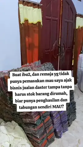 Buat ibu2, dan remaja yg tidak punya pemasukan mau saya ajak bisnis jualan daster tampa tanpa harus stok barang dirumah, biar punya penghasilan dan tabungan sendiri MAU?#BISNISDASTERANHASILKANCUAN #STORESHOP #jualolshoptanpaharusstokbarang #bisnismenghasilkanuang 