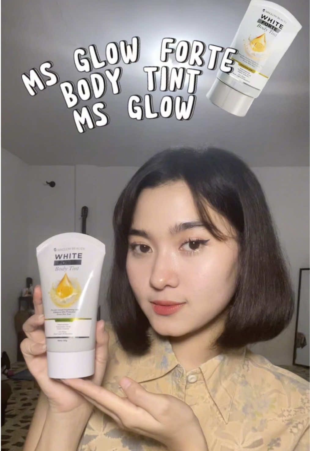 Rekomendasi BODY TINT Tone up ter naturall 😍 by @msglow.beauty  #toneup #bodycare #whitening #whiteninglotion 