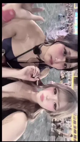 ナイトプール楽しかっﾀ🖤💋🎶#東京 #07 #よみうり #fyppppppppppppppppppppppp 